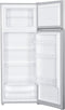 Exquisit KGC270-45-040ES - Koel-vriescombinatie - 206 Liter - 4* Vriesgedeelte - 40dB - Zilver