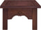 vidaXL - Salontafel - 100x50x30 - cm - massief - mahoniehout - klassiek - bruin