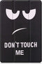 iMoshion Tablet Hoes Geschikt voor Lenovo Tab M10 (3rd gen) - iMoshion Design Trifold Bookcase - Zwart /Don't touch