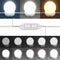 vidaXL - Kaptafel - met - LED-verlichting - 96x40x142 - cm - gerookt - eikenkleur
