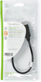 Nedis VGA-Kabel - DisplayPort Male - VGA Female 15p - Vernikkeld - Maximale resolutie: 1080p - 0.20 m - Rond - PVC - Zwart - Polybag
