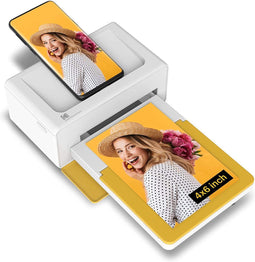 Kodak PD460 - Photo Printer 10 x 15 cm - Bluetooth & Dock - Wit & Geel
