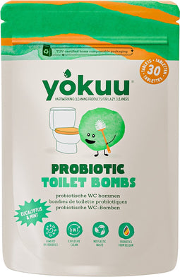 YOKUU WC Tabletten - Toiletreiniger - 30 Tabletten - WC Reiniger met Eucalyptus Geur - Zero Waste Poetsmiddel