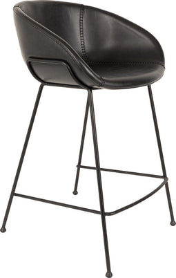 Zuiver Feston Barkruk 65 cm Zwart - Set van 2