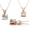 Yolora Dames Ketting met Hanger - Kalpa Camaka Kristal - Rosé kleurig - 18K Roségoud Verguld - Vrouwen Collier Rose Gold - Halsketting - Sieraden - Luxe Giftbox - Geschenkdoos - Cadeau doos - Exclusieve Geschenkverpakking - Mooie Cadeauverpakking