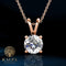 Yolora Dames Ketting met Hanger - Kalpa Camaka Kristal - Rosé kleurig - 18K Roségoud Verguld - Vrouwen Collier Rose Gold - Halsketting - Sieraden - Luxe Giftbox - Geschenkdoos - Cadeau doos - Exclusieve Geschenkverpakking - Mooie Cadeauverpakking