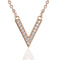 Yolora Dames Ketting met Hanger - Kalpa Camaka Kristallen - Rosé kleurig - 18K Rosé Verguld - Vrouwen Collier Rose Gold - Sieraden - Halsketting - Luxe Giftbox - Geschenkdoos - Cadeau doos - Exclusieve Geschenkverpakking - Mooie Cadeauverpakking