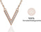 Yolora Dames Ketting met Hanger - Kalpa Camaka Kristallen - Rosé kleurig - 18K Rosé Verguld - Vrouwen Collier Rose Gold - Sieraden - Halsketting - Luxe Giftbox - Geschenkdoos - Cadeau doos - Exclusieve Geschenkverpakking - Mooie Cadeauverpakking