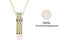 Yolora Dames Ketting met Hanger - Kalpa Camaka Kristallen - Goudkleurig - 18K Geelgoud Verguld - Vrouwen Collier Goud - Sieraden - Halsketting - Luxe Giftbox - Geschenkdoos - Cadeau doos - Exclusieve Geschenkverpakking - Mooie Cadeauverpakking