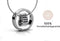 Yolora Dames Ketting met Hartjes Hanger en Kalpa Camaka Kristallen - Zilver kleurig - 18K Wit Verguld - Cadeauverpakking