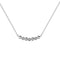Yolora Dames Ketting met Kalpa Camaka Kristallen - Zilverkleurig - 18K Wit Verguld - Vrouwen Collier Zilver - Sieraden - Halsketting - Luxe Giftbox - Geschenkdoos - Cadeau doos - Exclusieve Geschenkverpakking - Mooie Cadeauverpakking