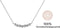 Yolora Dames Ketting met Kalpa Camaka Kristallen - Zilverkleurig - 18K Wit Verguld - Vrouwen Collier Zilver - Sieraden - Halsketting - Luxe Giftbox - Geschenkdoos - Cadeau doos - Exclusieve Geschenkverpakking - Mooie Cadeauverpakking