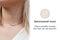 Yolora Dames Ketting met Kalpa Camaka Kristallen - Zilverkleurig - 18K Wit Verguld - Vrouwen Collier Zilver - Sieraden - Halsketting - Luxe Giftbox - Geschenkdoos - Cadeau doos - Exclusieve Geschenkverpakking - Mooie Cadeauverpakking