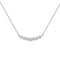 Yolora Dames Ketting met Kalpa Camaka Kristallen - Zilverkleurig - 18K Wit Verguld - Vrouwen Collier Zilver - Sieraden - Halsketting - Luxe Giftbox - Geschenkdoos - Cadeau doos - Exclusieve Geschenkverpakking - Mooie Cadeauverpakking