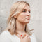 Yolora Dames Ketting met Kalpa Camaka Kristallen - Zilverkleurig - 18K Wit Verguld - Vrouwen Collier Zilver - Sieraden - Halsketting - Luxe Giftbox - Geschenkdoos - Cadeau doos - Exclusieve Geschenkverpakking - Mooie Cadeauverpakking