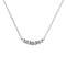 Yolora Dames Ketting met Kalpa Camaka Kristallen - Zilverkleurig - 18K Wit Verguld - Vrouwen Collier Zilver - Sieraden - Halsketting - Luxe Giftbox - Geschenkdoos - Cadeau doos - Exclusieve Geschenkverpakking - Mooie Cadeauverpakking