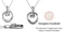 Yolora Dames Ketting met Ronde Hanger - Kalpa Camaka Kristal - Zilverkleurig - 18K Wit Verguld - Vrouwen Collier Zilver - Sieraden - Halsketting - Luxe Giftbox - Geschenkdoos - Cadeau doos - Exclusieve Geschenkverpakking - Mooie Cadeauverpakking