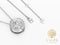 Yolora Dames Ketting met Ronde Hanger - Kalpa Camaka Kristal - Zilverkleurig - 18K Wit Verguld - Vrouwen Collier Zilver - Sieraden - Luxe Giftbox Geschenkdoos - Cadeau doos - Exclusieve Geschenkverpakking - Mooie Cadeauverpakking