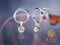 Yolora Dames Oorbellen met Kalpa Camaka Kristallen - Zilverkleurig - 18K Wit Verguld - Vrouwen Oorhangers Zilver - Mooie Cadeauverpakking