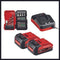 Einhell TE-CD 12/1 Li +22+CL - Accu-schroefboormachine 12 V 2 Ah Li-ion - Inclusief 2 accu's en 22-delige bit- en boorset (2 stuks)