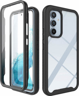 iMoshion Hoesje Geschikt voor Samsung Galaxy A54 (5G) Hoesje - iMoshion 360° Full Protective Case - Zwart / Transparant