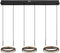Globo DELLA - hanglamp - LED - zwart - metaal - 67179H2