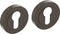 Intersteel Rozet met profielcilindergat Ø52x10mm antracietgrijs