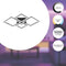EGLO connect.z Paranday-Z - Smart Plafondlamp - Dimbaar - Instelbaar wit licht - Zwart