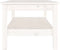 vidaXL - Salontafel - 110x50x40 - cm - massief - grenenhout - wit