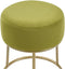 DELCO - Hocker - Groen - Fluweel