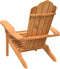 vidaXL - Tuinstoel - Adirondack - 77x78x95 - cm - massief - teakhout