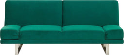 YORK - Slaapbank 2-zits - Groen - Fluweel