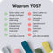 YOS Pillendoos - Pillendoos 1 Dag - Medicijndoosje 1 Dag - Medicijndoos voor Medicatie en/of Supplementen - Pillendoos Grote Vakken - Geproduceerd in Nederland - Roze