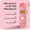 YOS Pillendoos - Pillendoos 7 Dagen - Medicijndoosje 7 Dagen - Medicijndoos voor Medicatie en/of Supplementen - Pillendoos Grote Vakken - Geproduceerd in Nederland - Roze