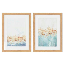 Schilderij DKD Home Decor Abstract (30 x 2,5 x 40 cm) (2 Stuks)