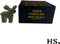 Home Society - rendier kaarsjes- Doos 12 stuks - Groen - 10 cm hoog