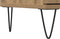 vidaXL - Dressoir - 104x35x70 - cm - bewerkt - hout - artisanaal - eikenkleurig