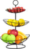 Vaive Tri-Fruitique - Fruitschaal 3 laags - Zwart