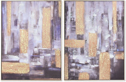 Schilderij Home ESPRIT Abstract Modern 62 x 4,5 x 82 cm (2 Stuks)