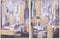 Schilderij Home ESPRIT Abstract Modern 62 x 4,5 x 82 cm (2 Stuks)