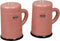 CABANAZ - zout en peper strooier, keramiek, set 2, 100 ml, roze
