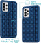 iMoshion Hoesje Geschikt voor Samsung Galaxy A52 (4G) / A52s / A52 (5G) Hoesje Siliconen - iMoshion Pop It Fidget Toy - Pop It hoesje - Donkerblauw