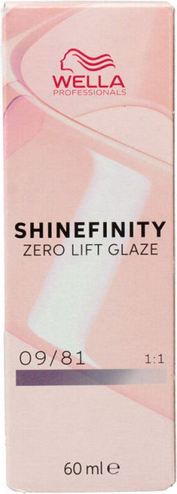 Permanente kleur Wella Shinefinity Nº 09/81 (60 ml)