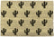 Leuke Deurmat van Kokos Vezel met cactus print 60 x 40 cm