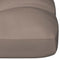 vidaXL - Palletkussen - 120x40x12 - cm - stof - taupe