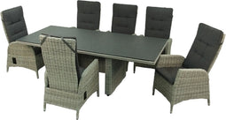Your Own Living Caya diningset - Grey Natural