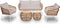 Your Own Living Delina Sofa Loungeset Bamboo