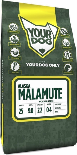 Yourdog alaska malamute volwassen - 3 KG