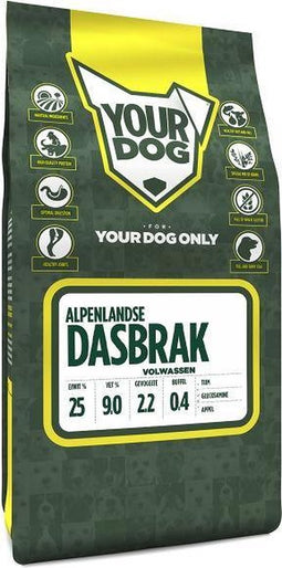 Yourdog alpenlandse dasbrak volwassen - 3 KG