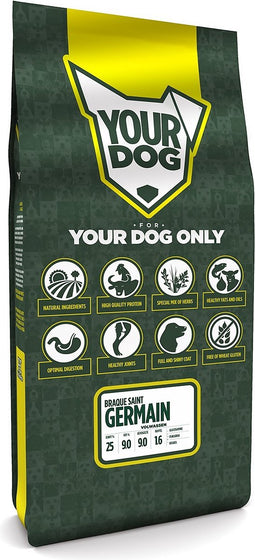 Yourdog Braque saint germain Rasspecifiek Adult Hondenvoer 12kg | Hondenbrokken